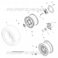 RUEDAS, REAR and HUB