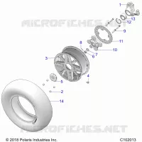 RUEDAS, FRONT AND HUB