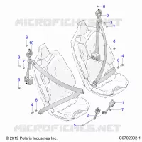 ASIENTO BELT MOUNTING, STANDARD