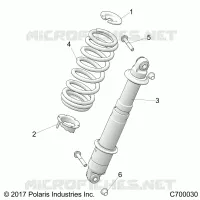 SUSPENSION TRASERA SHOCK MOUNTING