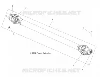 DRIVE TRAIN, DEL EJE DE PROPULSIÃN, FRONT