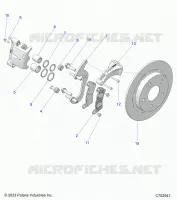 BRAKES, PINZA TRASERA
