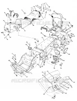 CHASIS AND ASIENTO Trail Deluxe Updated 2/90 (4916831683003A)