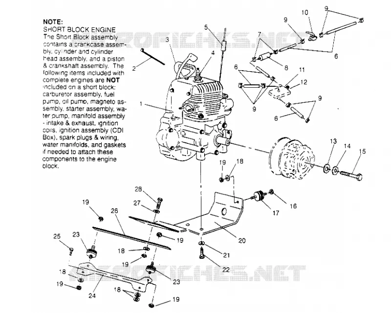 MONTAJE DEL MOTOR STARLITE 0953427 (4928902890C002)
