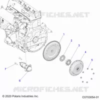 MOTOR DE ARRANQUE, FLYWHEEL