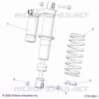 SUSPENSION, CHOQUE FRONTAL