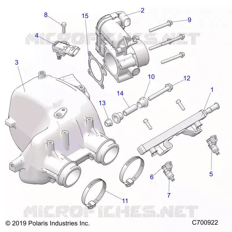 ENGINE, TOMA DE AIRE MANIFOLD