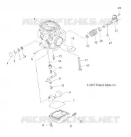 MOTOR, CARBURADOR, LOWER