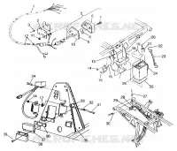 ELECTRICA/LUZ DE LA COLA ASSEMBLY SWEDISH 4X4 400L S948140 (4926912691C010)