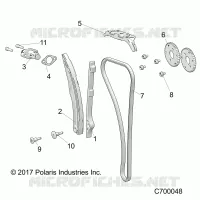 LA CADENA DE LEVAS AND TENSIONER