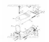 ASIENTO Y TANQUE DE GAS XLT SP 0966676 and  EUROPEAN XLT SP E966676 (4931703170A007)