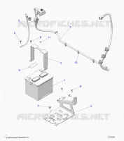 ELECTRICA, BATTERY WITH CABLES, 12V