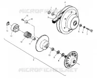 accionado de embrague ASSEMBLY 6x6 300 W948730 (4926792679C006)