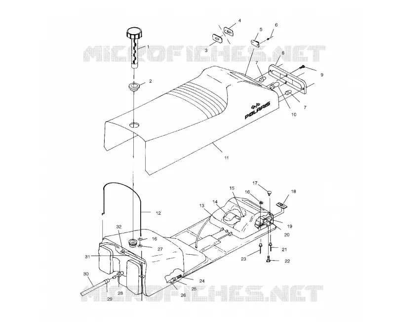 ASIENTO Y TANQUE DE GAS