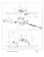 BRAKES, FRONT BRAKE LEVER AND CILINDRO MAESTRO
