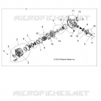 TREN, FRONT GEARCASE INTERNALS