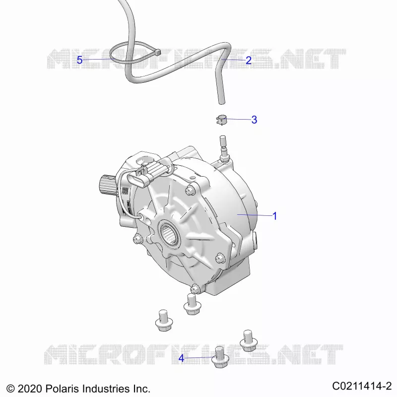 TREN, FRONT GEARCASE MOUNTING