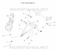 SUSPENSION, A-ARM and PUNTAL MOUNTING