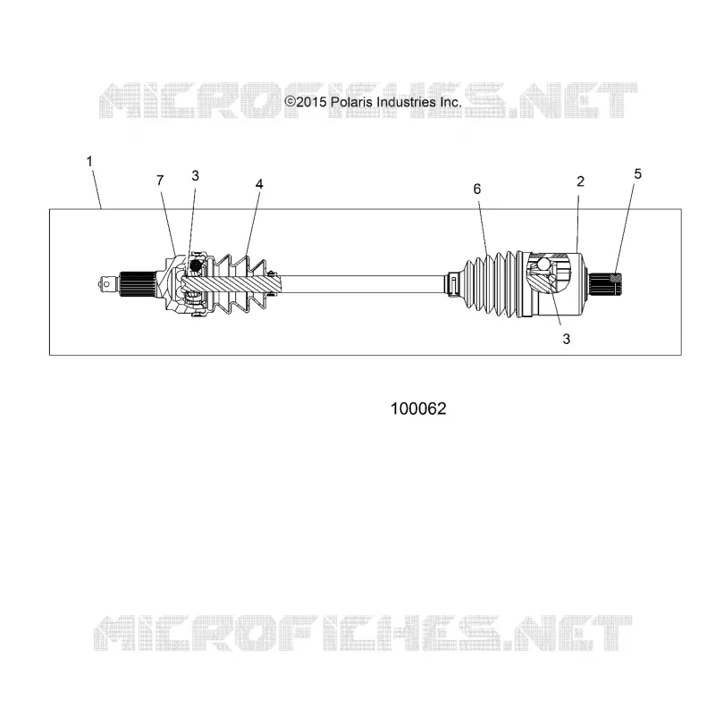 TREN, DRIVE SHAFT, FRONT