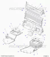 PISO, REAR CLOSEOFFS