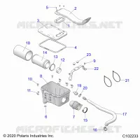 ENGINE, TOMA DE AIRE SYSTEM