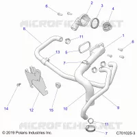 ENFRIAMIENTO, THERMOSTAT AND BYPASS