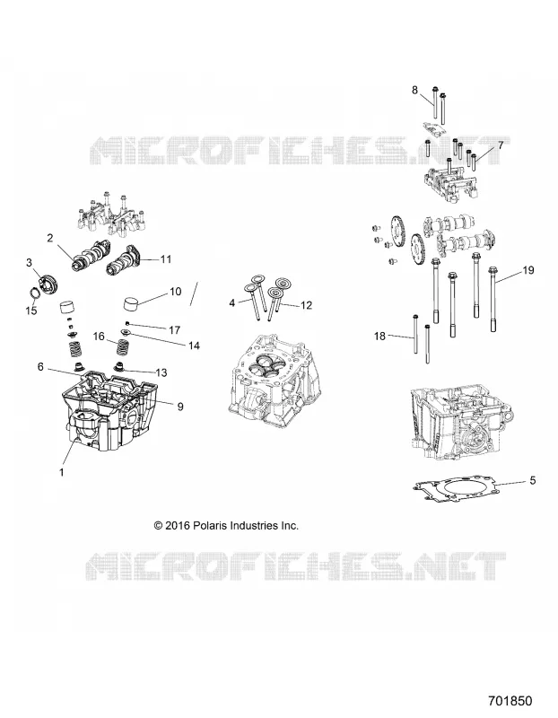 CILINDRO HEAD, CAMS AND VALVES