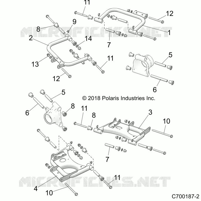 SUSPENSION TRASERA CONTROL ARMS