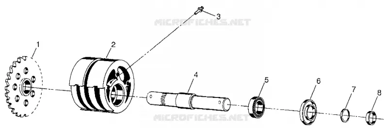 TENSOR DELANTERA MAGNUM 4X4 W97AC42A, SWEDISH MAGNUM 4X4 S97AC42E AND NORWEG (4940834083B006)