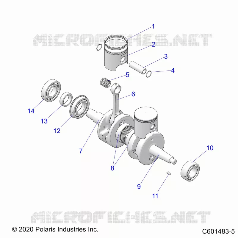 ENGINE, PISTON AND CIGUEÑAL