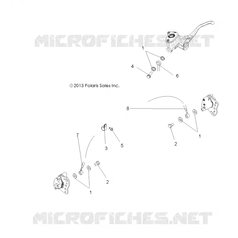 FRENO FRONTAL BRAKE LINES