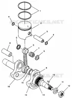 PISTÓN Y CIGÜEÑAL STARLITE GT 0943127 (49250125010035)