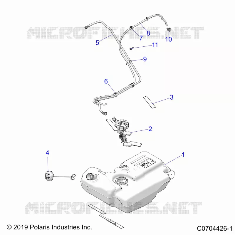 SISTEMA DE COMBUSTIBLE, FUEL TANK