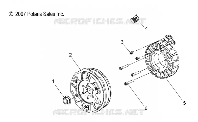 MOTOR, STATOR/VOLANTE