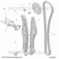 LA CADENA DE LEVAS AND TENSIONER