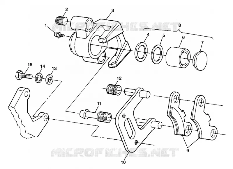 FRONT FRENO Trail Blazer W98BA25C (4945464546B003)