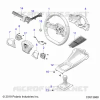CONTROLES, HAND CONTROLES MANUAL- T24AALHB/GB (C0513688)