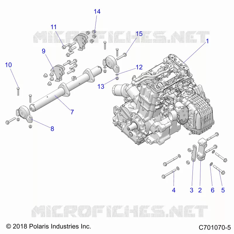 MOTOR, MOUNTING & LONG BLOCK
