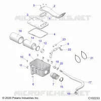 ENGINE, TOMA DE AIRE SYSTEM