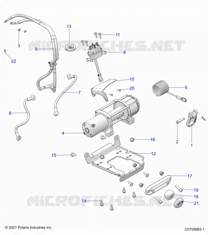 CHASSIS, CABRESTANTE