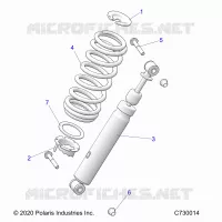 SUSPENSION, CHOQUE FRONTAL MOUNTING