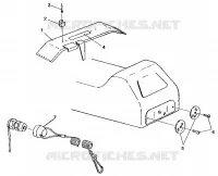 protección del embrague/REFLECTOR ASSEMBLY European 440,440 SKS,500 EFI,EFI  SKS,Lite (49237723770003)