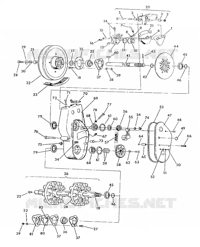 FRENO Y CADENACASE FROM SERIAL NUMBER 1845189