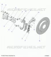 BRAKES, PINZA TRASERA