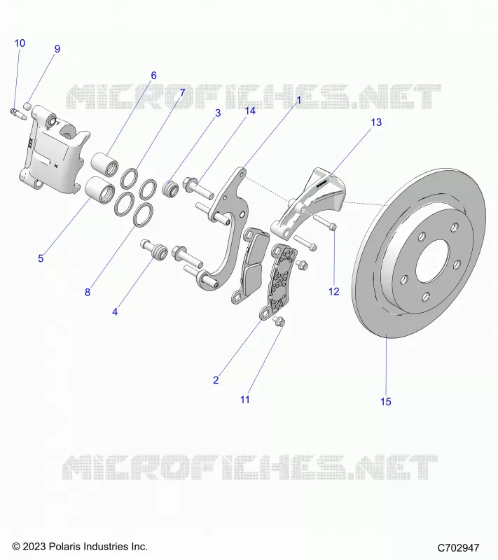 BRAKES, PINZA TRASERA