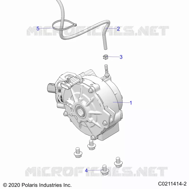 TREN, FRONT GEARCASE MOUNTING