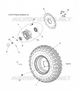 RUEDAS, FRONT TIRE AND BRAKE DISC