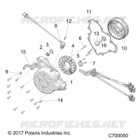ENGINE, STATOR AND VOLANTE