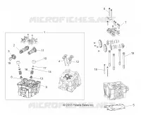 ENGINE, CULATA, CAMS AND VALVES