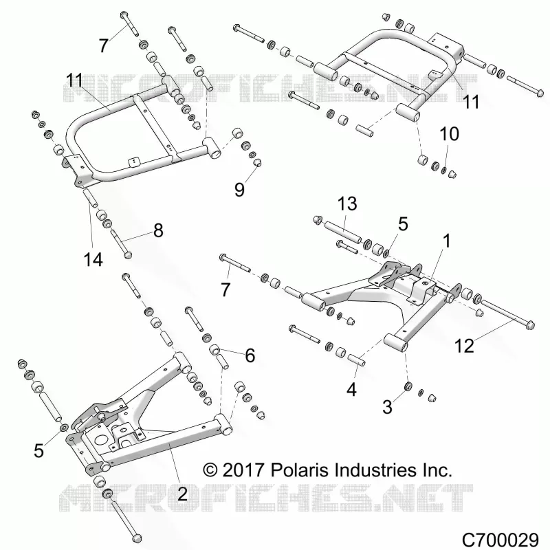 SUSPENSION TRASERA CONTROL ARMS